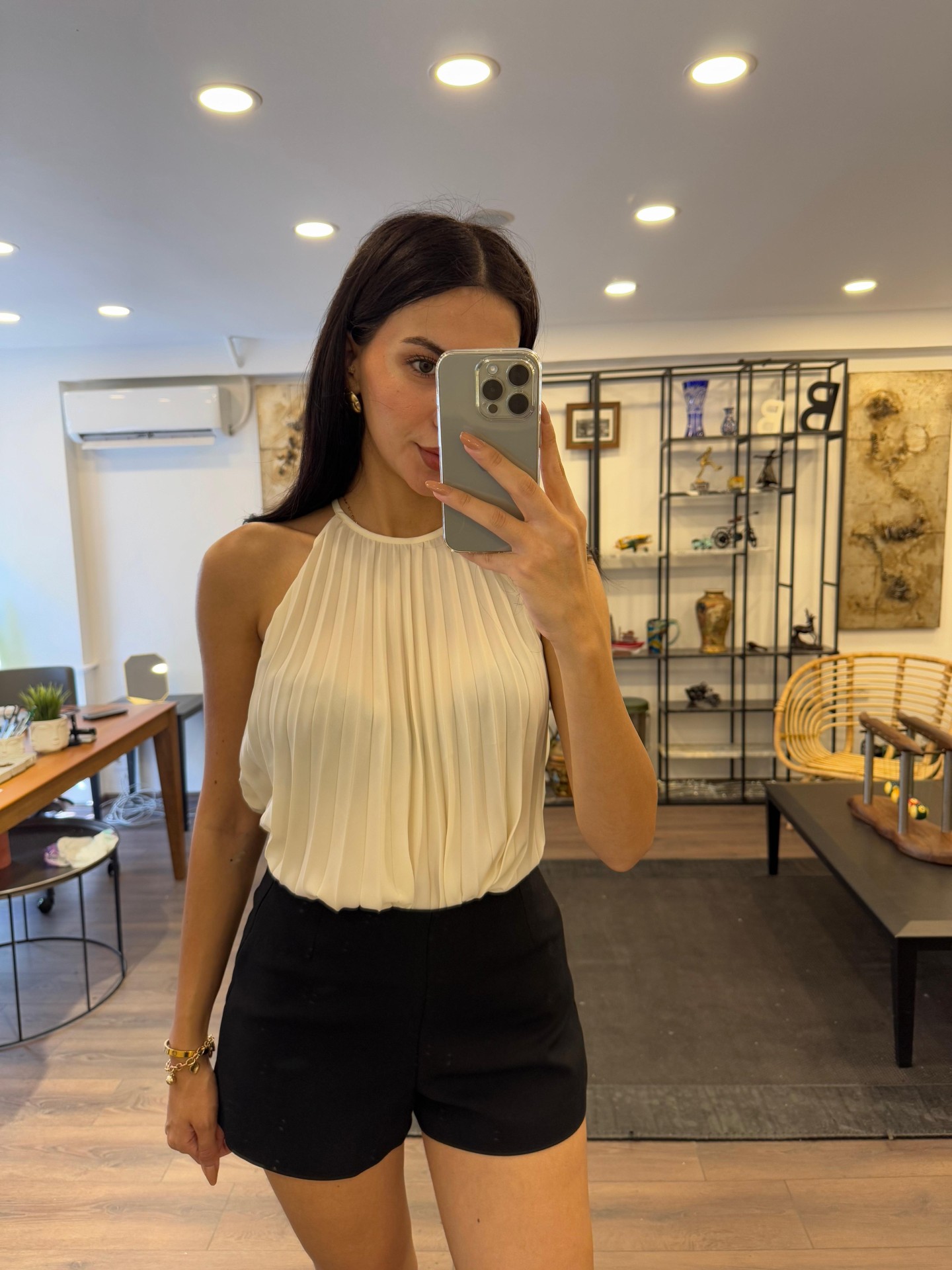 Basic Şort  - Siyah